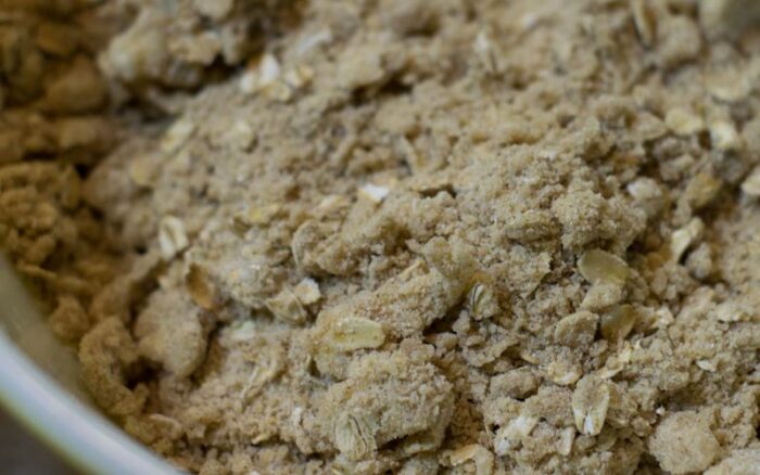 The crisp all mixed together