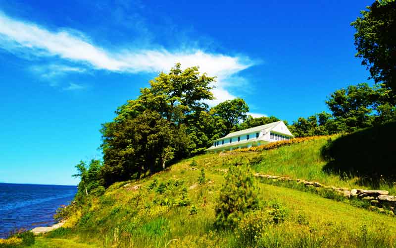 The Henry Ford Bungalow overlooks the Keweenaw Bay