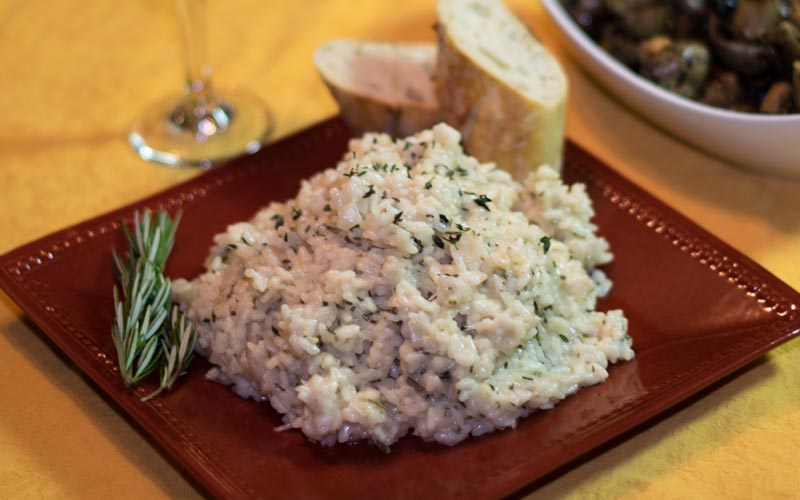 Herb Risotto with Rosemary and Thyme