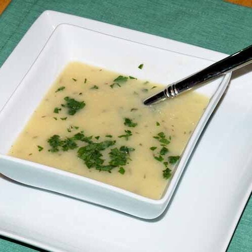 Potato leek soup