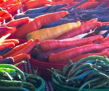 Farmer's market carrots
