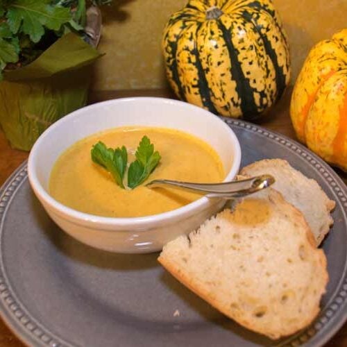 Roasted Squash and Pumpkin Soup
