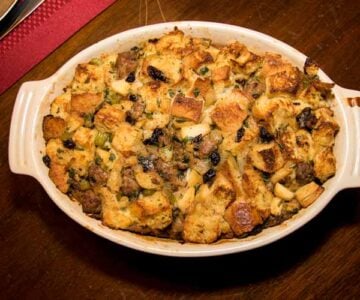 I love the crisp top of the bread toasted in the oven
