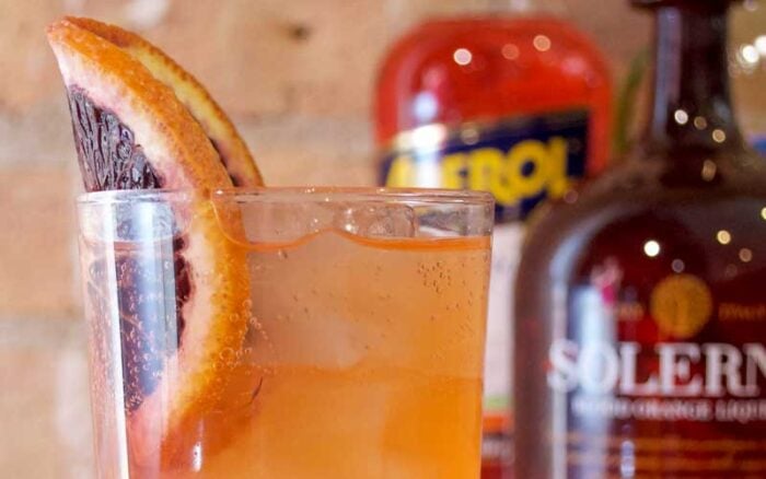 Blood Orange Aperol Collins 