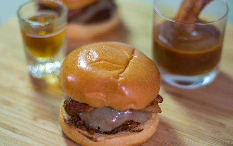 Bacon Bourbon BBQ Burgers Umami