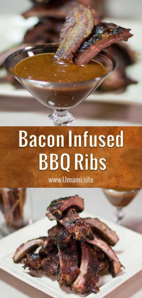 Bacon Infused BBQ Ribs Pinterest 2