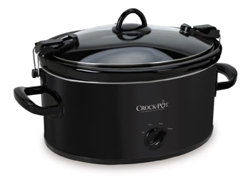 Crock Pot SCCPVL600 B Cook 'N Carry Oval Manual Slow Cooker, 6 Quart, Black