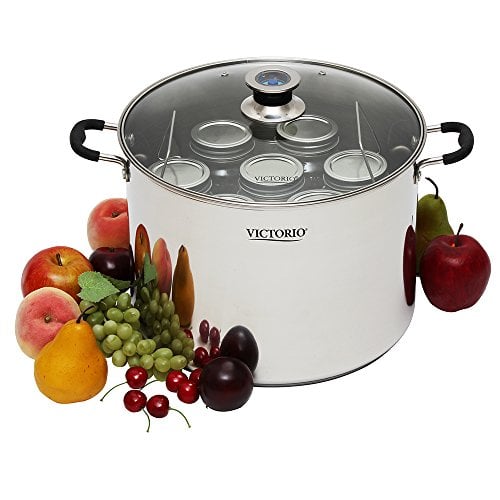 Stainless Steel MultiUse Canner with Temperature Indicator by VICTORIO