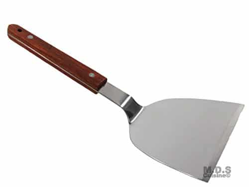 Large Stainless Steel Spatula for Grill Heavy Duty BBQ Turner Spatula Barbeque Stainless Steel Spatula with Wooden Handle Enhance Frying /& Grilling Barbecue Utensil Ideal for Turning /& Flipping