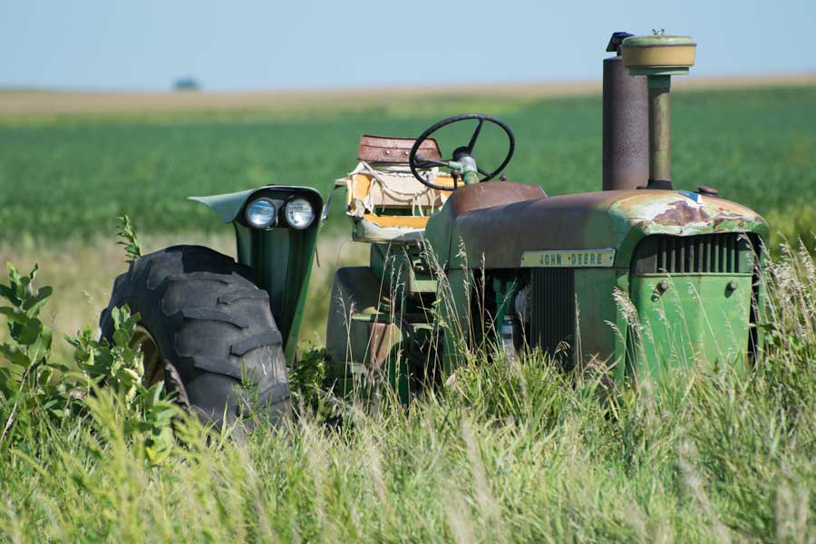 Tractor In Field