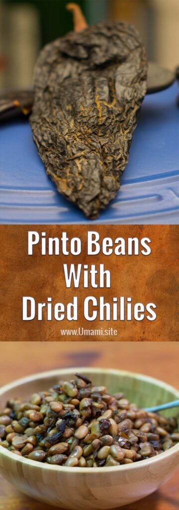 Pinto Beasn With Dried Chilies Pinterest