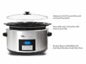 Elite Platinum MST 900D Maxi Matic 85 Quart Digital Programmable Slow Cooker With Timer Stainless Steel 0 0