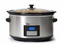 Elite Platinum MST 900D Maxi Matic 85 Quart Digital Programmable Slow Cooker With Timer Stainless Steel 0