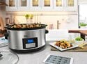 Elite Platinum MST 900D Maxi Matic 85 Quart Digital Programmable Slow Cooker With Timer Stainless Steel 0 2