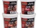 Oak Cherry Hickory And Alder Wood Smoking Chips Wood Smoker Chips Value Pack Set Of 4 Resealable Pints 0
