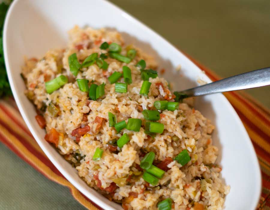 Instant Pot Mexican Rice Top