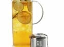 FORLIFE Lucent Glass Iced Tea Jug With Capsule Infuser 48 Ounces 0