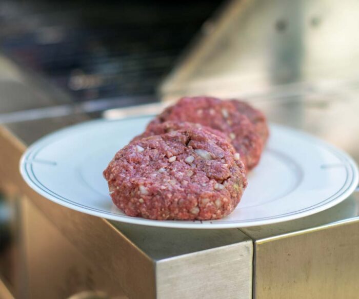 Burgers Ready For Grill