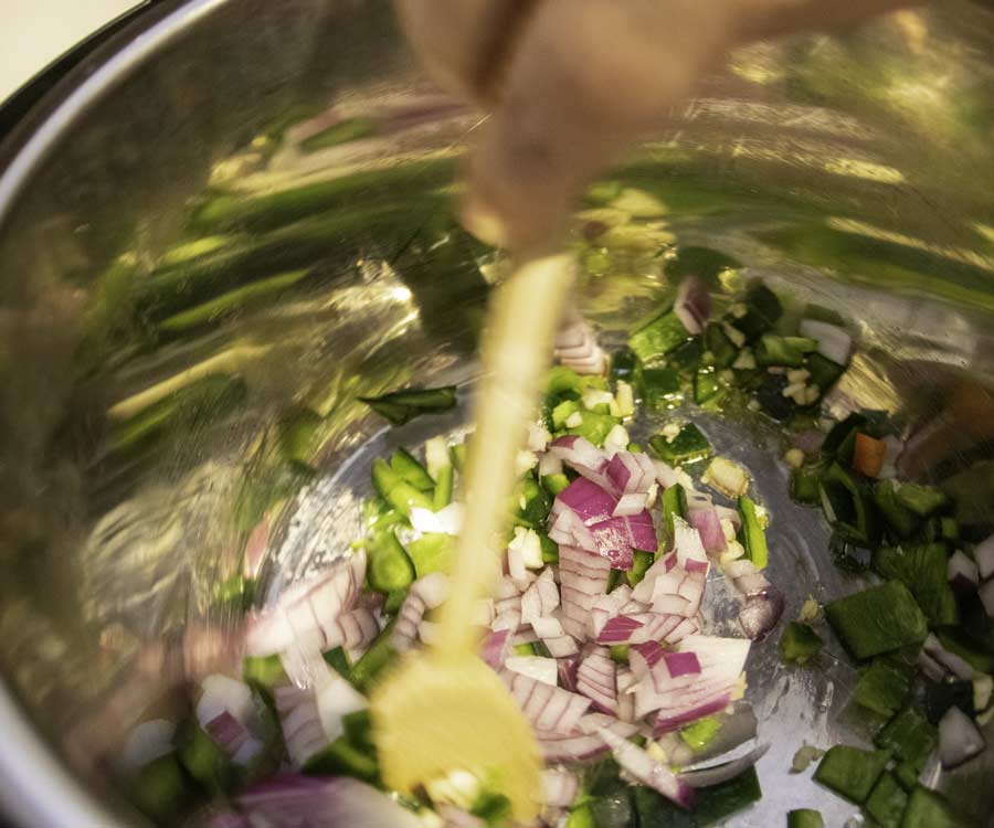 Sauteeing Veggies