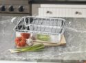 Cuisinart Chefs Classic Stainless 16 Inch Rectangular Roaster With Rack 0 0