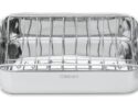 Cuisinart Chefs Classic Stainless 16 Inch Rectangular Roaster With Rack 0