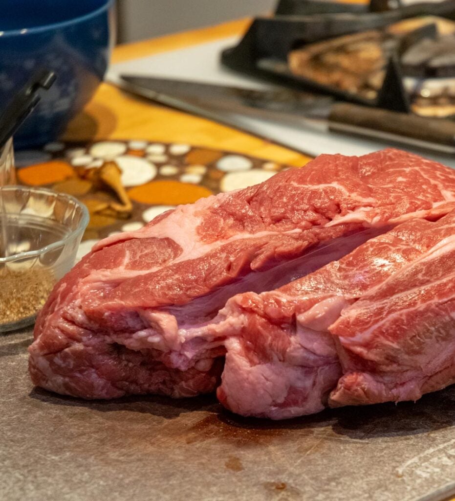 Chuck Roast Marbling