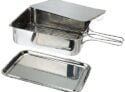 ExcelSteel Stainless Steel Stovetop Smoker 14 12 X 10 12 X 4 Silver 0
