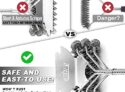 GRILLART Grill Brush And Scraper Bristle Free Safe BBQ Brush For Grill 18 Stainless Grill Grate Cleaner Safe Grill Accessories For PorcelainWeber GasCharcoal Grill Gifts For Grill Wizard 0 2