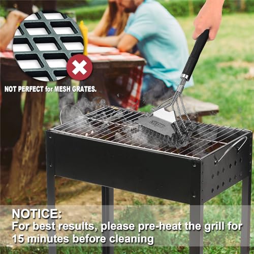 GRILLART Grill Brush And Scraper Bristle Free Safe BBQ Brush For Grill 18 Stainless Grill Grate Cleaner Safe Grill Accessories For PorcelainWeber GasCharcoal Grill Gifts For Grill Wizard 0 3 GRILLART Grill Brush And Scraper Bristle Free Safe BBQ Brush For Grill 18 Stainless Grill Grate Cleaner Safe Grill Accessories For PorcelainWeber GasCharcoal Grill Gifts For Grill Wizard 0 3