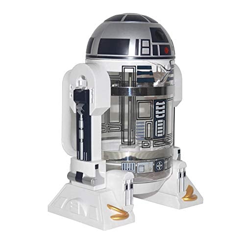 NBCDY Hand Coffee Machine Creative Robot R2D2 Mini Stainless Steel Filter Coffee Maker Home Insulation Pressure Pot 0 NBCDY Hand Coffee Machine Creative Robot R2D2 Mini Stainless Steel Filter Coffee Maker Home Insulation Pressure Pot 0