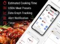 ThermoPro Wireless Meat Thermometer Of 500FT Bluetooth For Smoker Oven Grill Thermometer With Dual Probes Smart Rechargeable BBQ Thermometer For Cooking Turkey Fish Beef 0 3