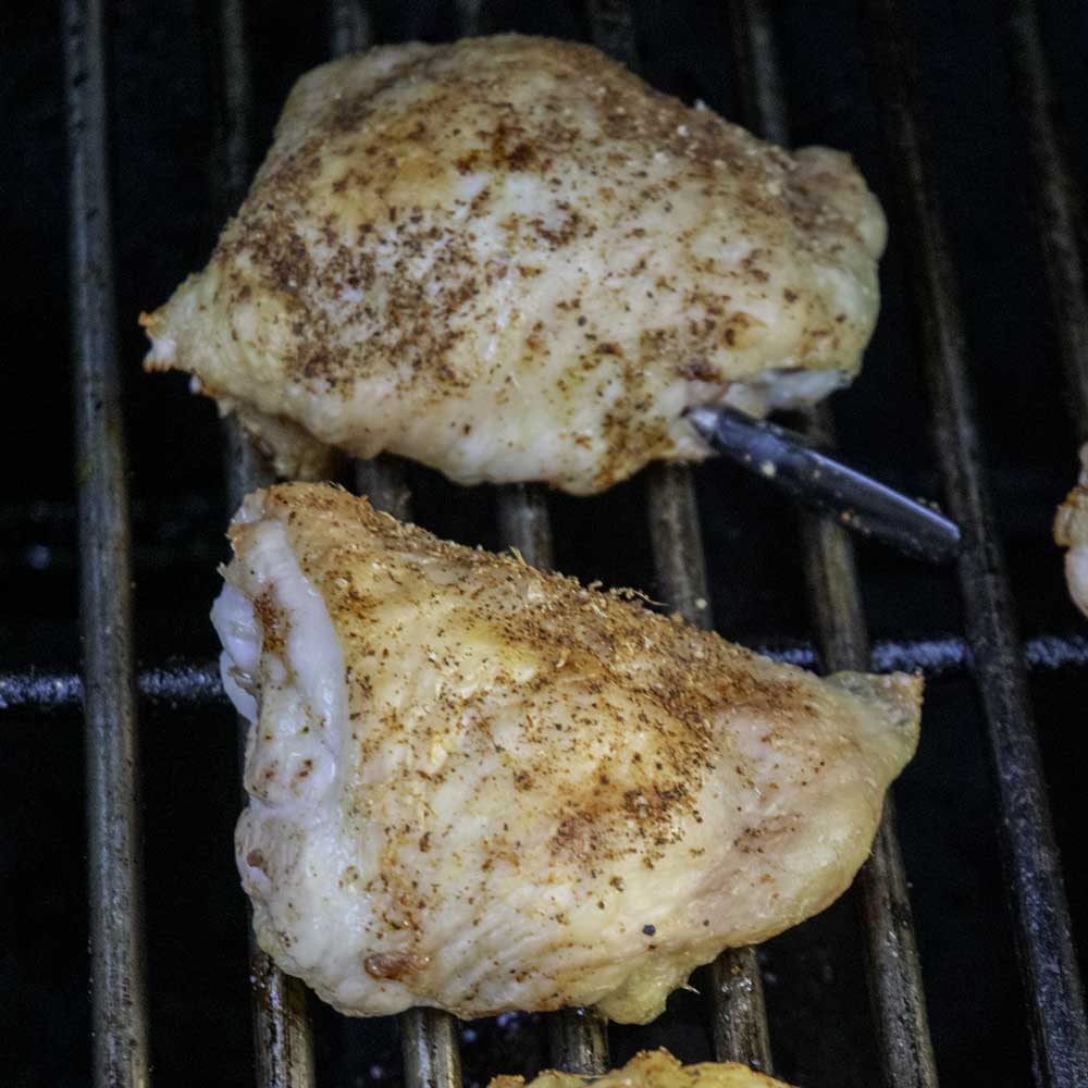 Applying Chicken Rub