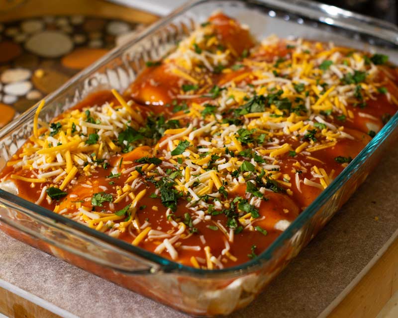 Beef Enchiladas Ready To Bake