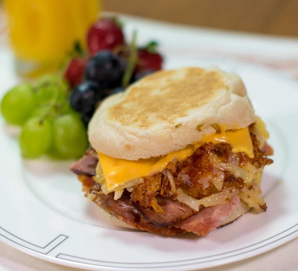 Cheesy Hashbrown Sandwich