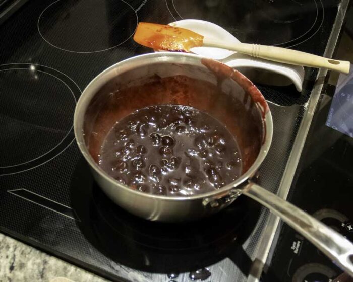Cooking Blueberry Filling