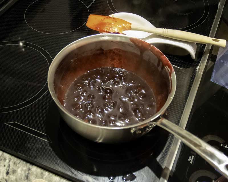 Cooking Blueberry Filling