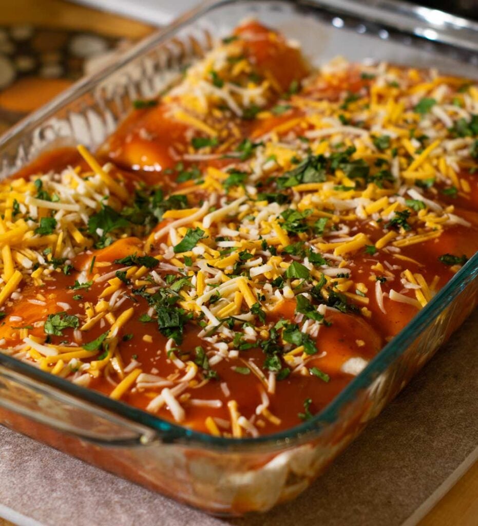 Enchiladas Ready To Bake