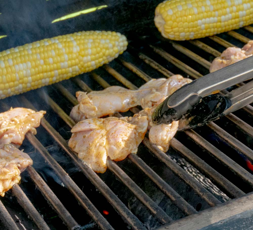 Grilling Chicken Thighs