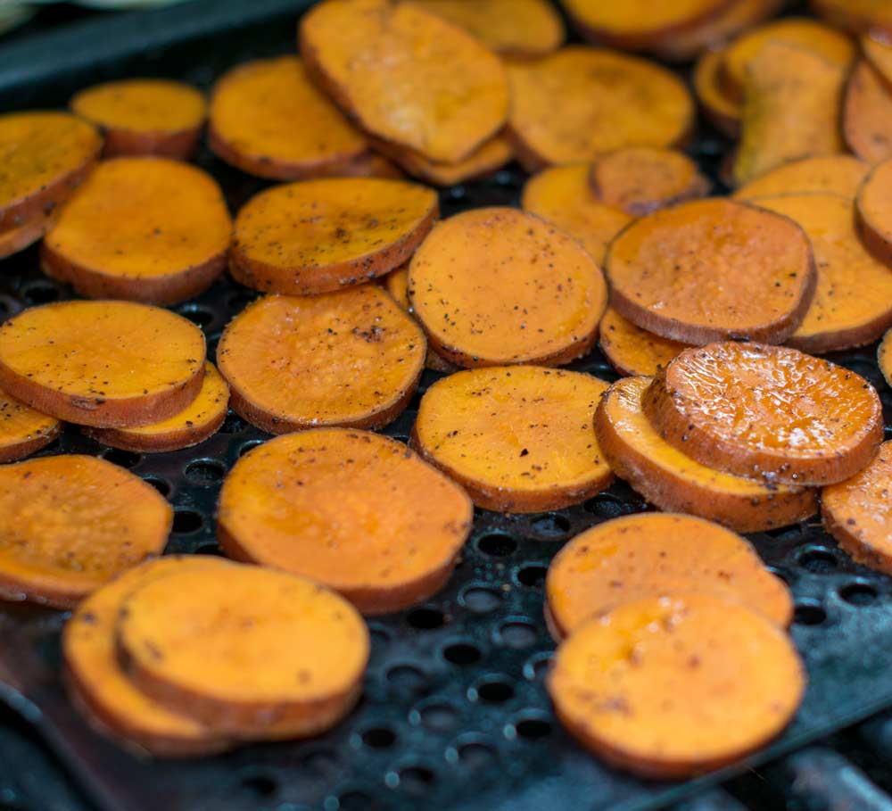 Grilling Sweet Potatoes