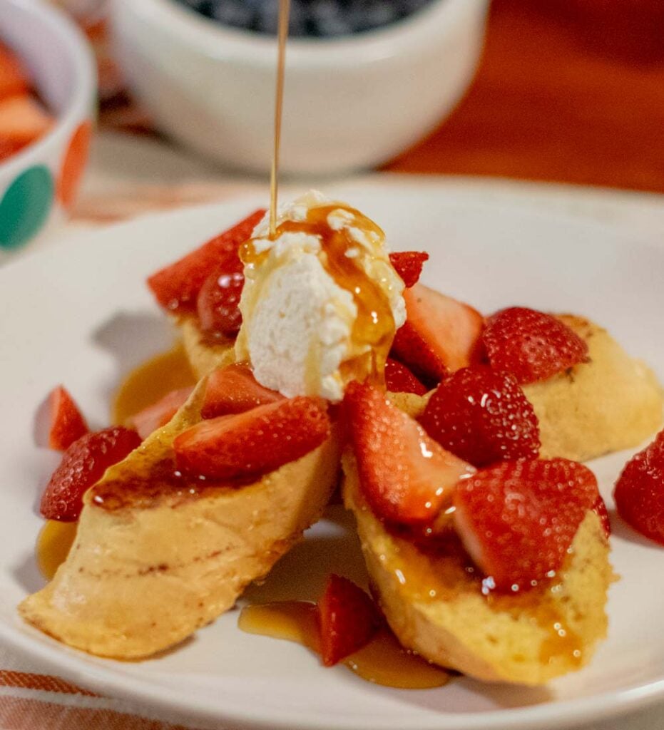 Maple Syrup On French Toast