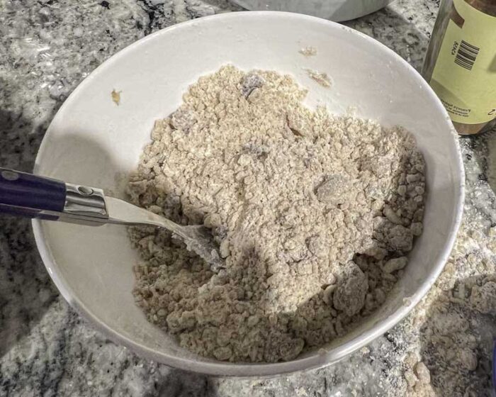 Mixing Streusel