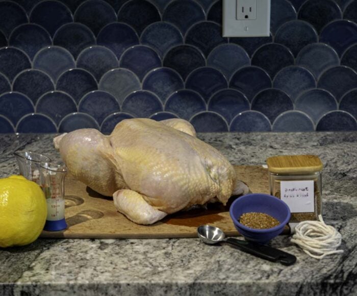 Prepping Chicken For Smoker