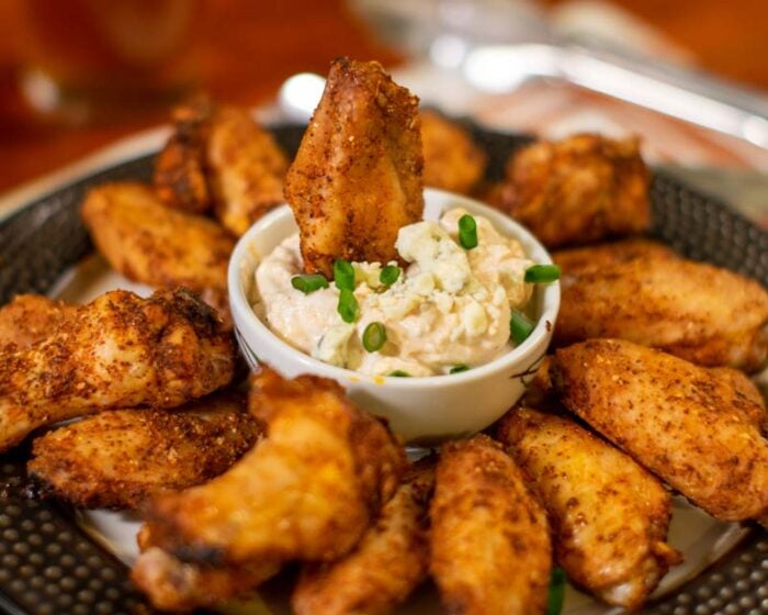 Serving Baked Chicken Wings Instructions
