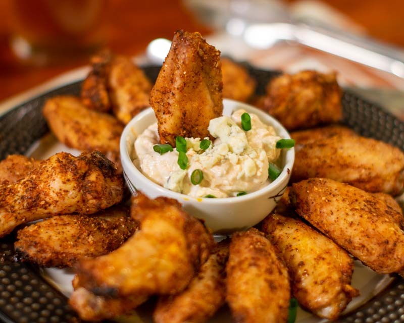 Serving Baked Chicken Wings Instructions