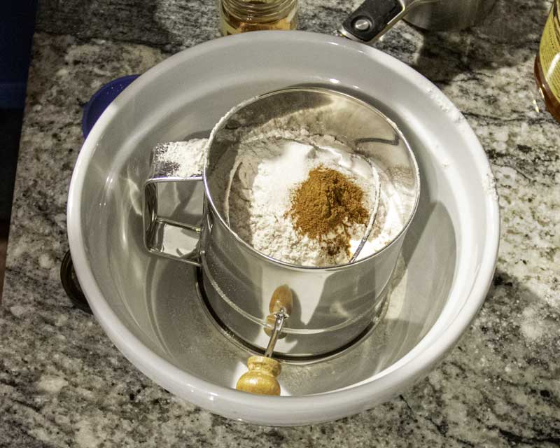 Sifting Flour
