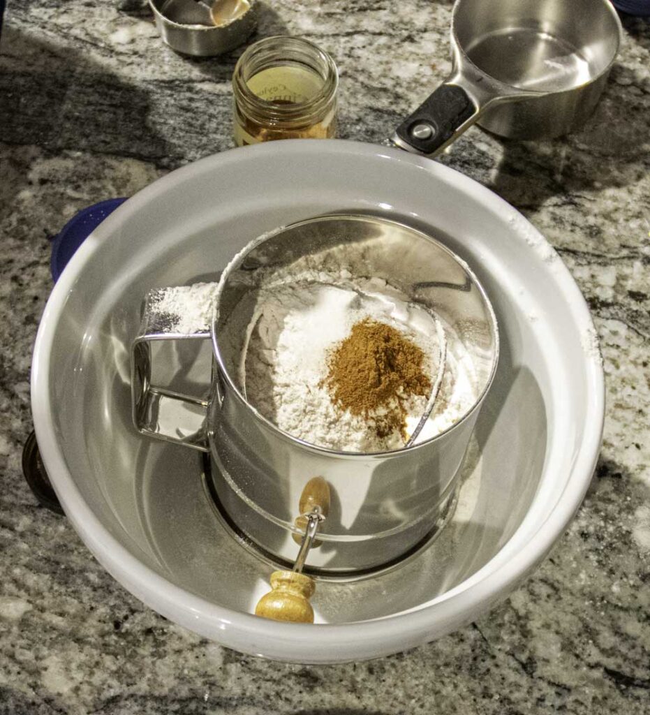 Sifting Flour