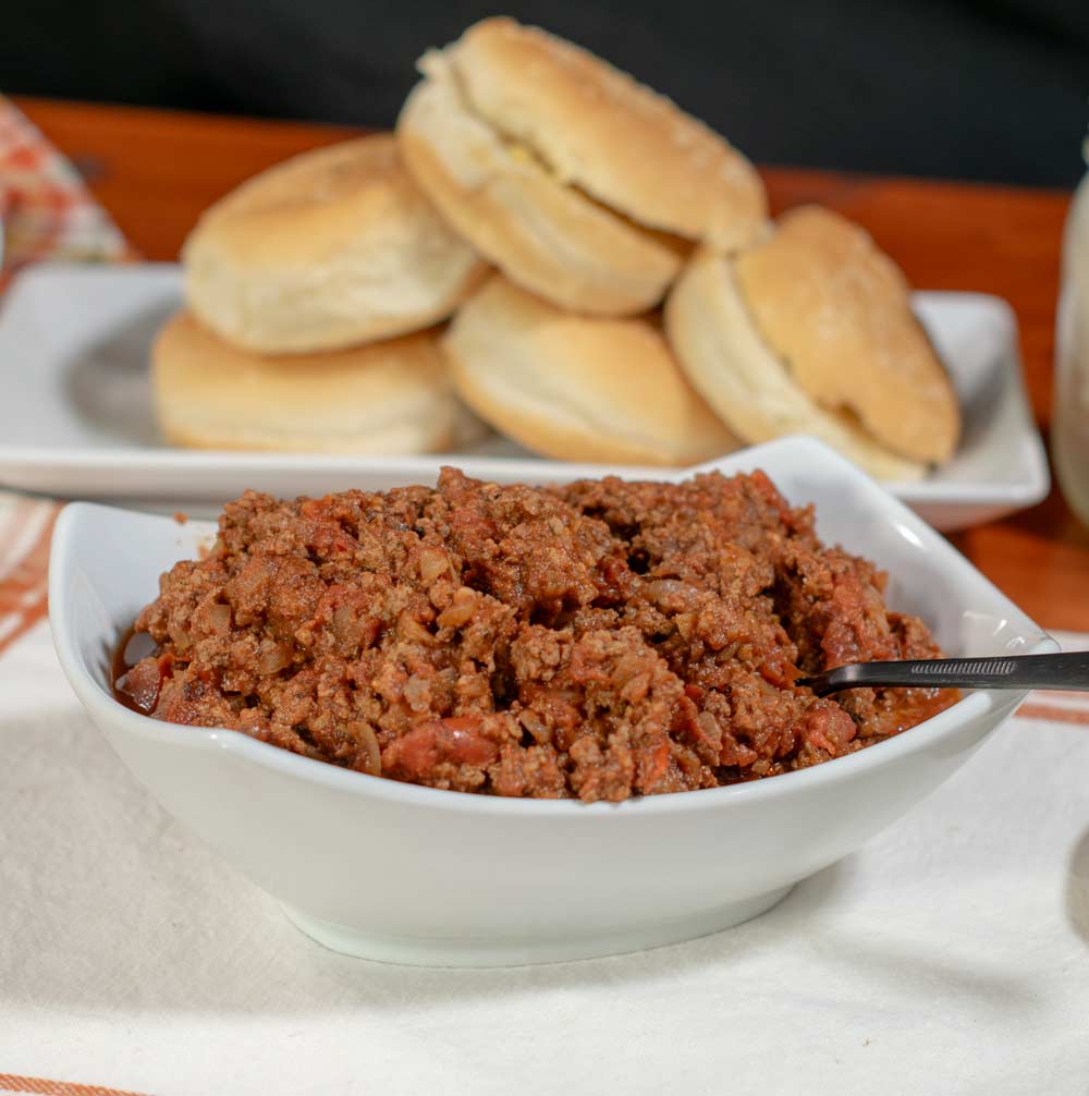 Sloppy Joes In Bowl