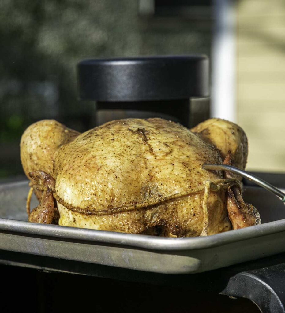 Smoked Chicken Resting