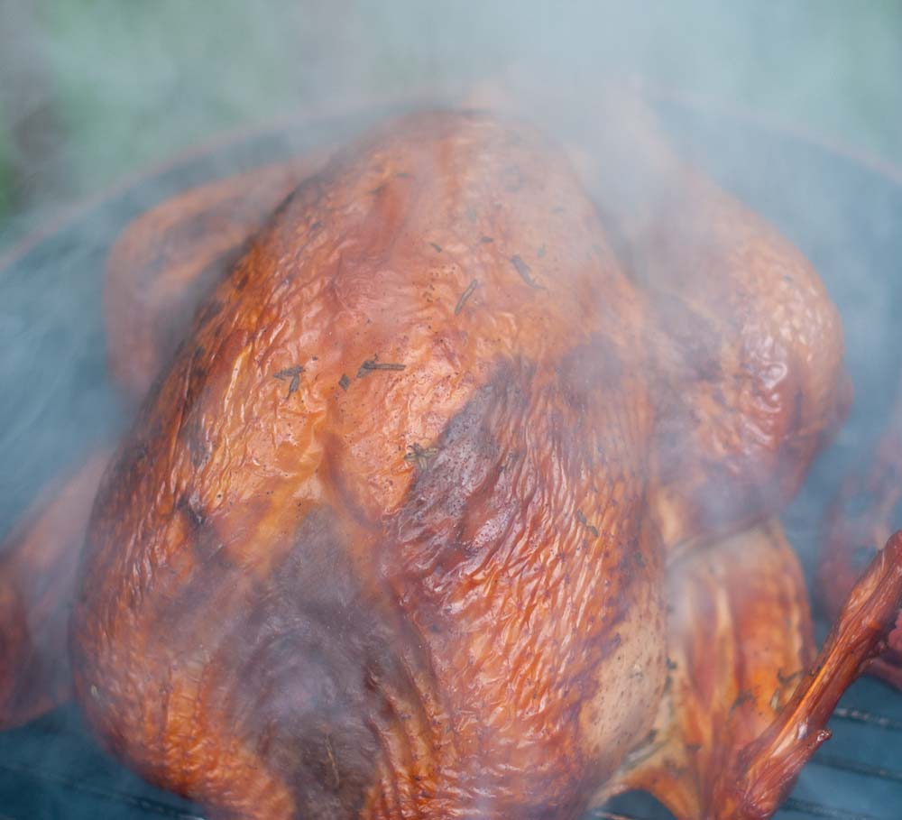 Turkey In Smoker