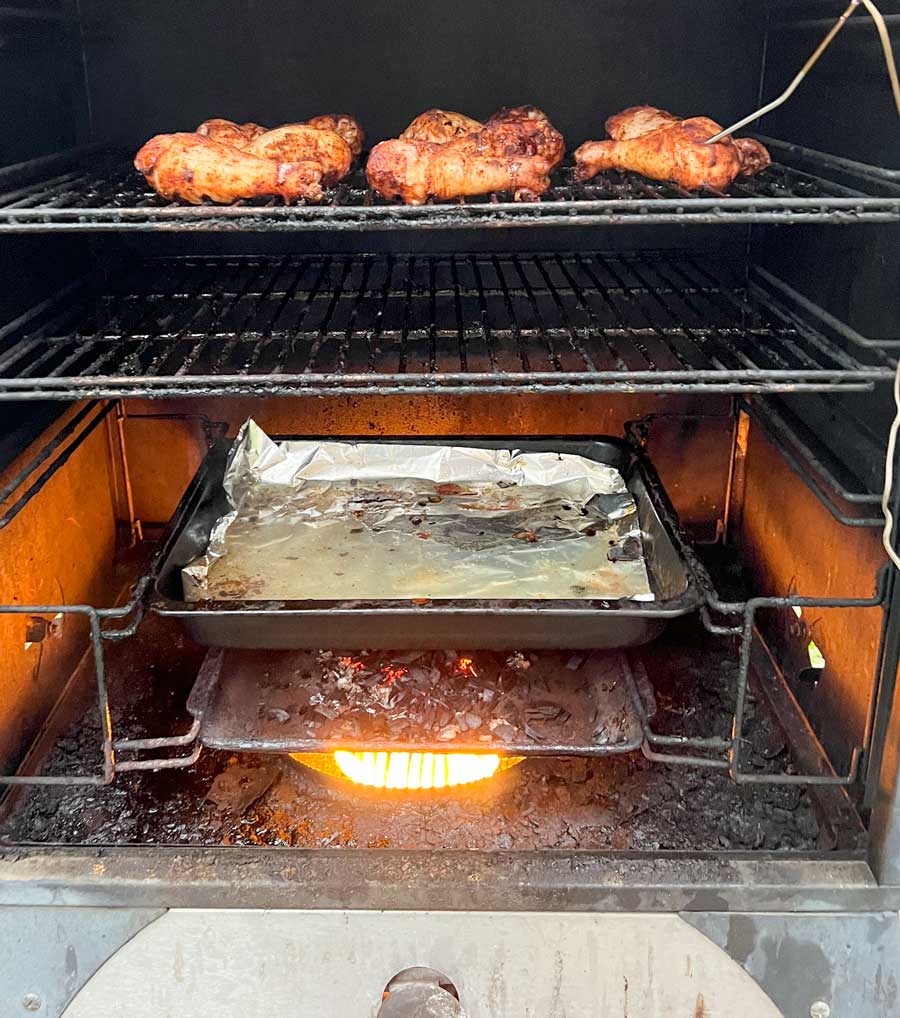 Vertical Smoker In Action